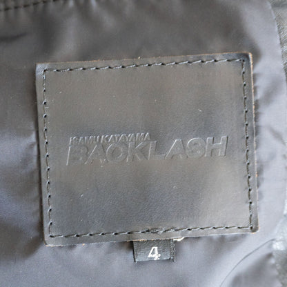 ISAMU KATAYAMA BACKLASH Kangaroo Leather Down Black Size XL