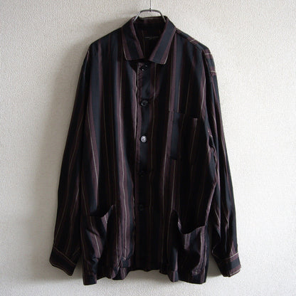 Comme des Garcons Homme Plus 90S Rayon Stripe Jacket Size M