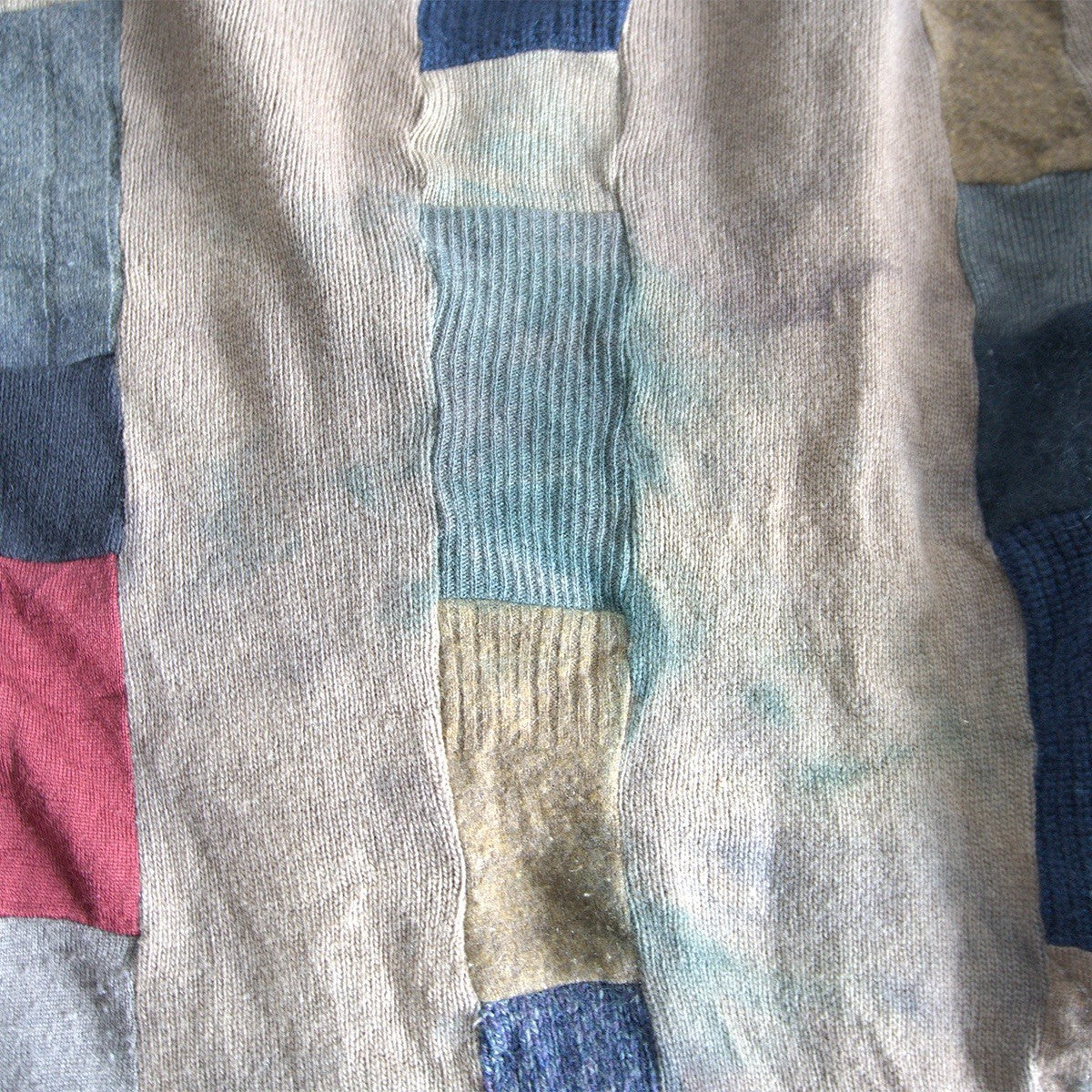 Geoffrey B. Small Remake Patchwork Cardigan Size L