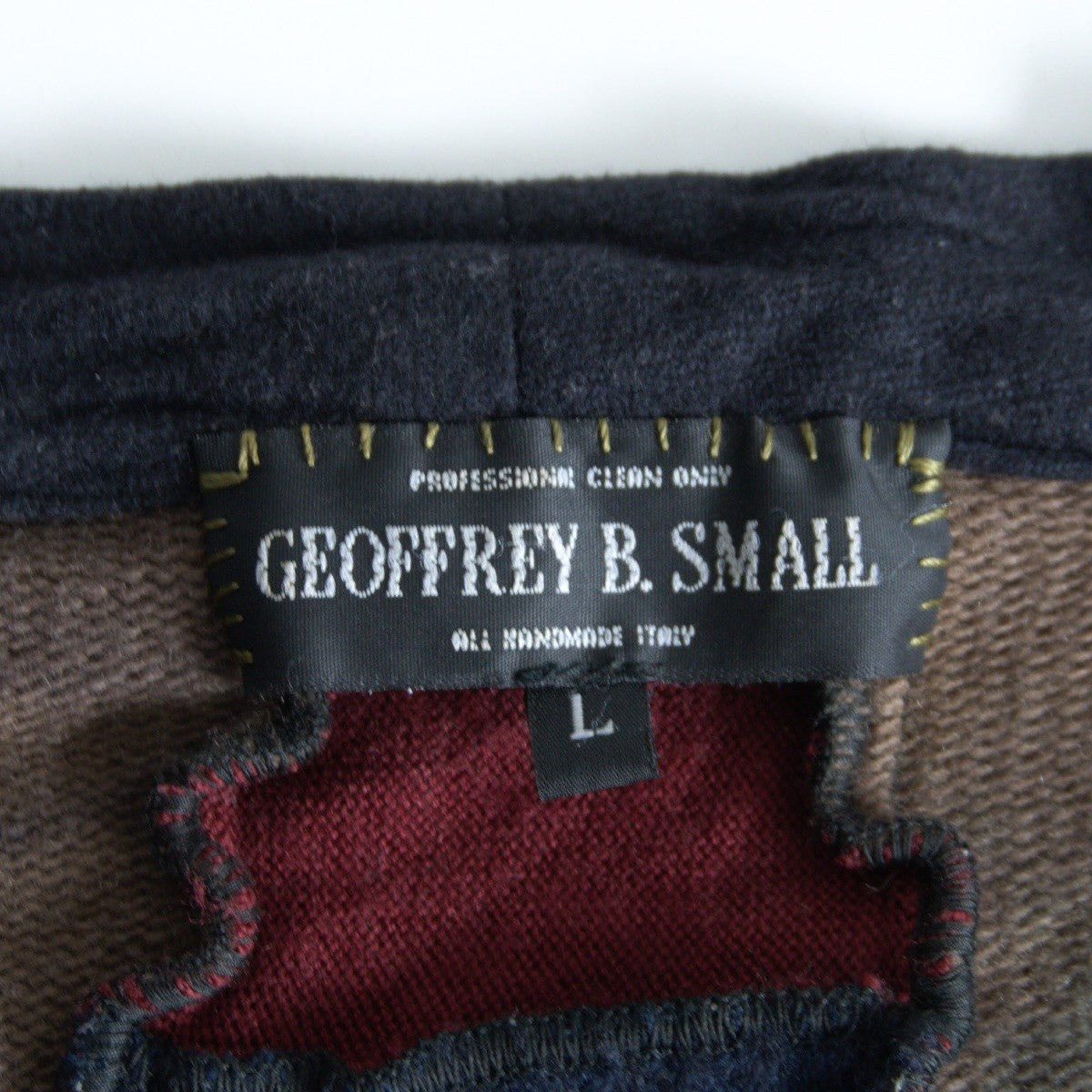 Geoffrey B. Small Remake Patchwork Cardigan Size L