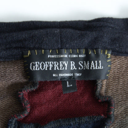 Geoffrey B. Small Remake Patchwork Cardigan Size L