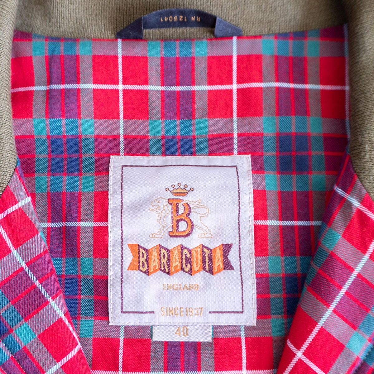Baracuta G4 Driving Swingtop Coat Green Size 40
