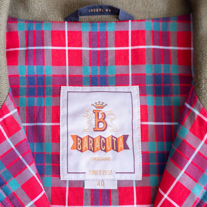 Baracuta G4 Driving Swingtop Coat Green Size 40