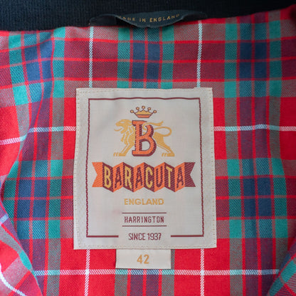 BARACUTA G9 Harrington Jacket Made in England Black Size XS