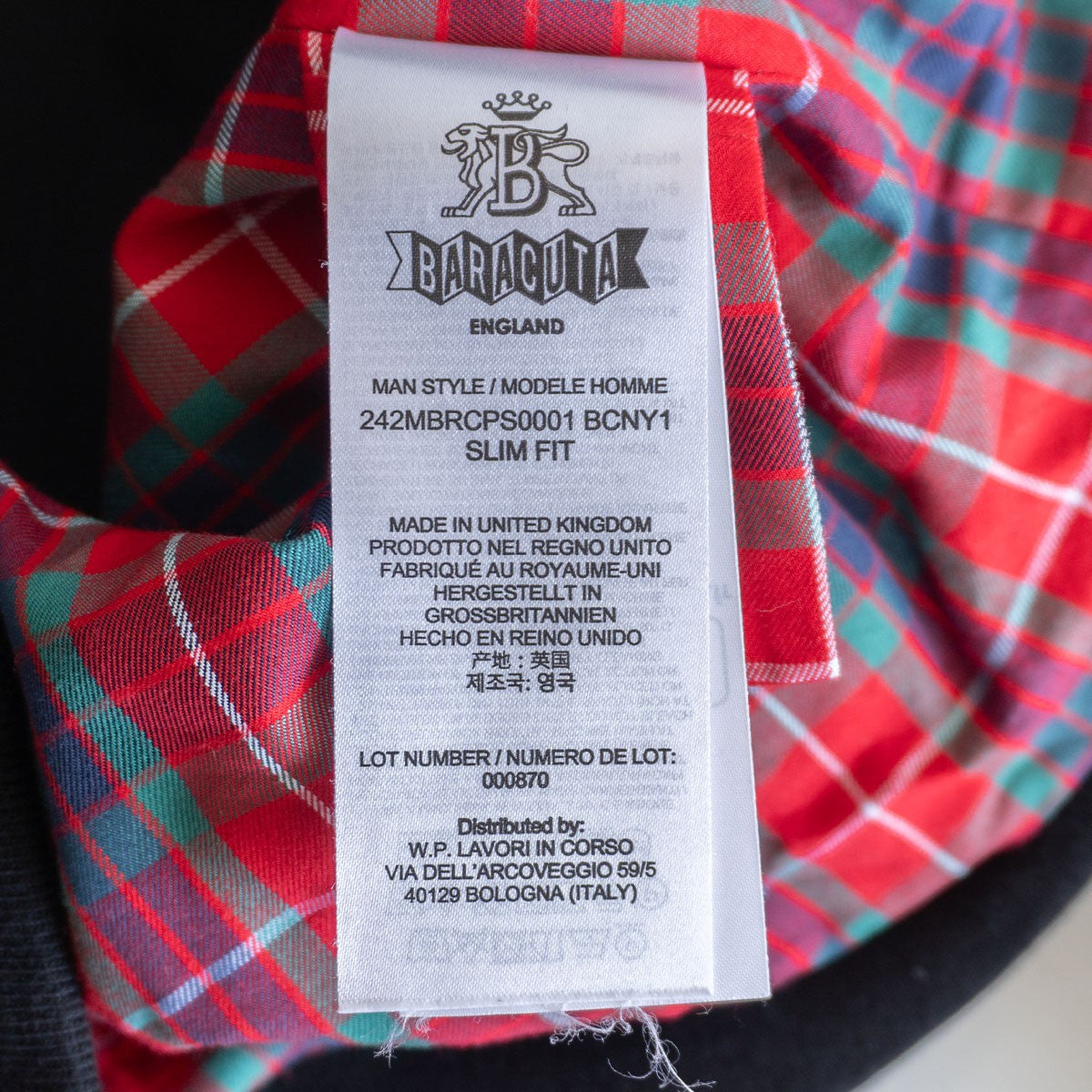 BARACUTA G9 Harrington Jacket Made in England Black Size XS
