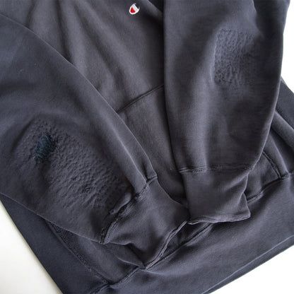 Champion 90S Reverse Weave Hoodie Black Size XL