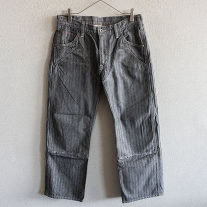 IRON HEART 10.5oz Herringbone Double Knee Logger Size 34