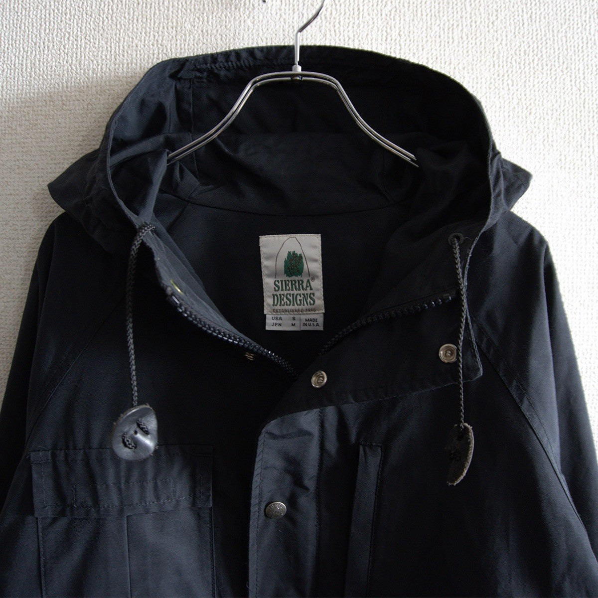 Sierra Designs USA 60/40 Cloth Mountain Parka Black Size S