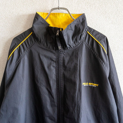 POLO RALPH LAUREN 90s POLO SPORT Nylon Jacket Black Size XL