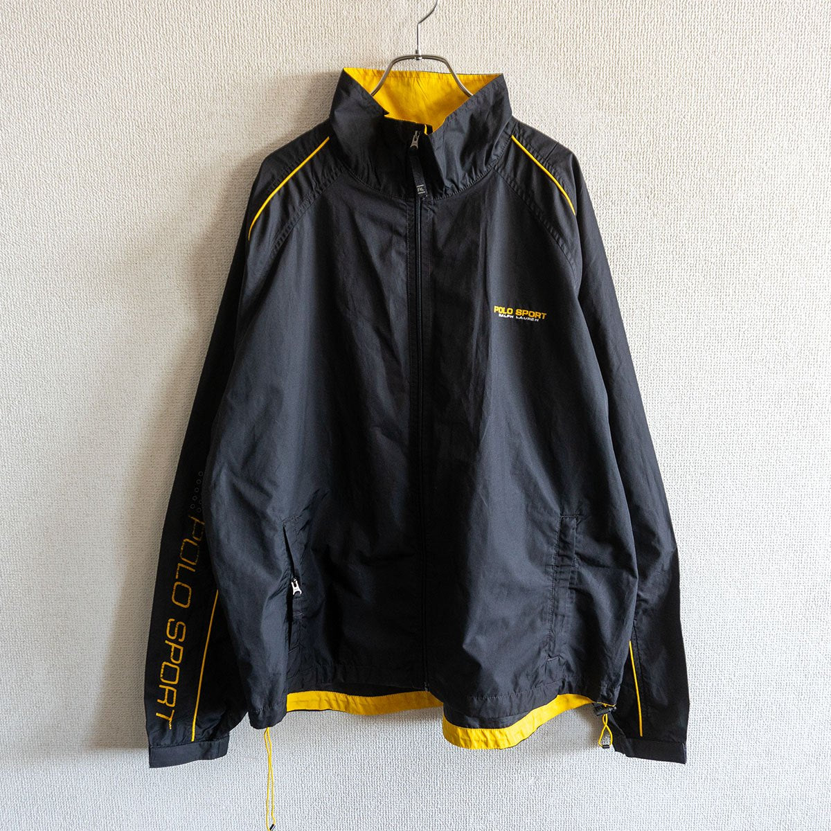 POLO RALPH LAUREN 90s POLO SPORT Nylon Jacket Black Size XL