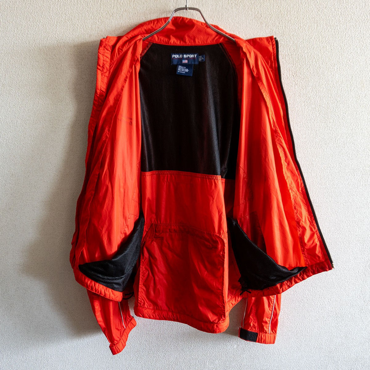 POLO RALPH LAUREN 90s POLO SPORT Nylon Jacket Red Size L