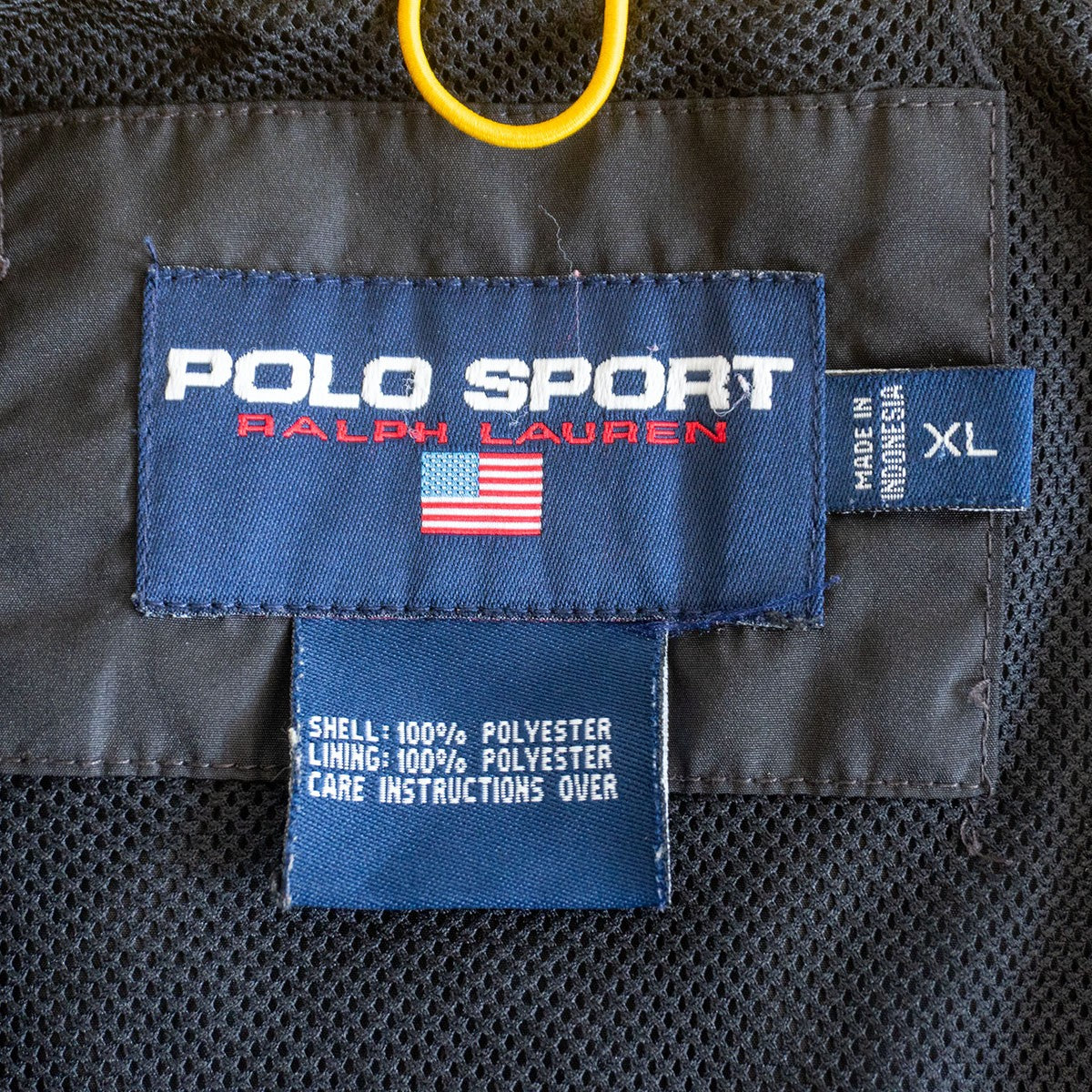 POLO RALPH LAUREN 90s POLO SPORT Nylon Jacket Black Size XL
