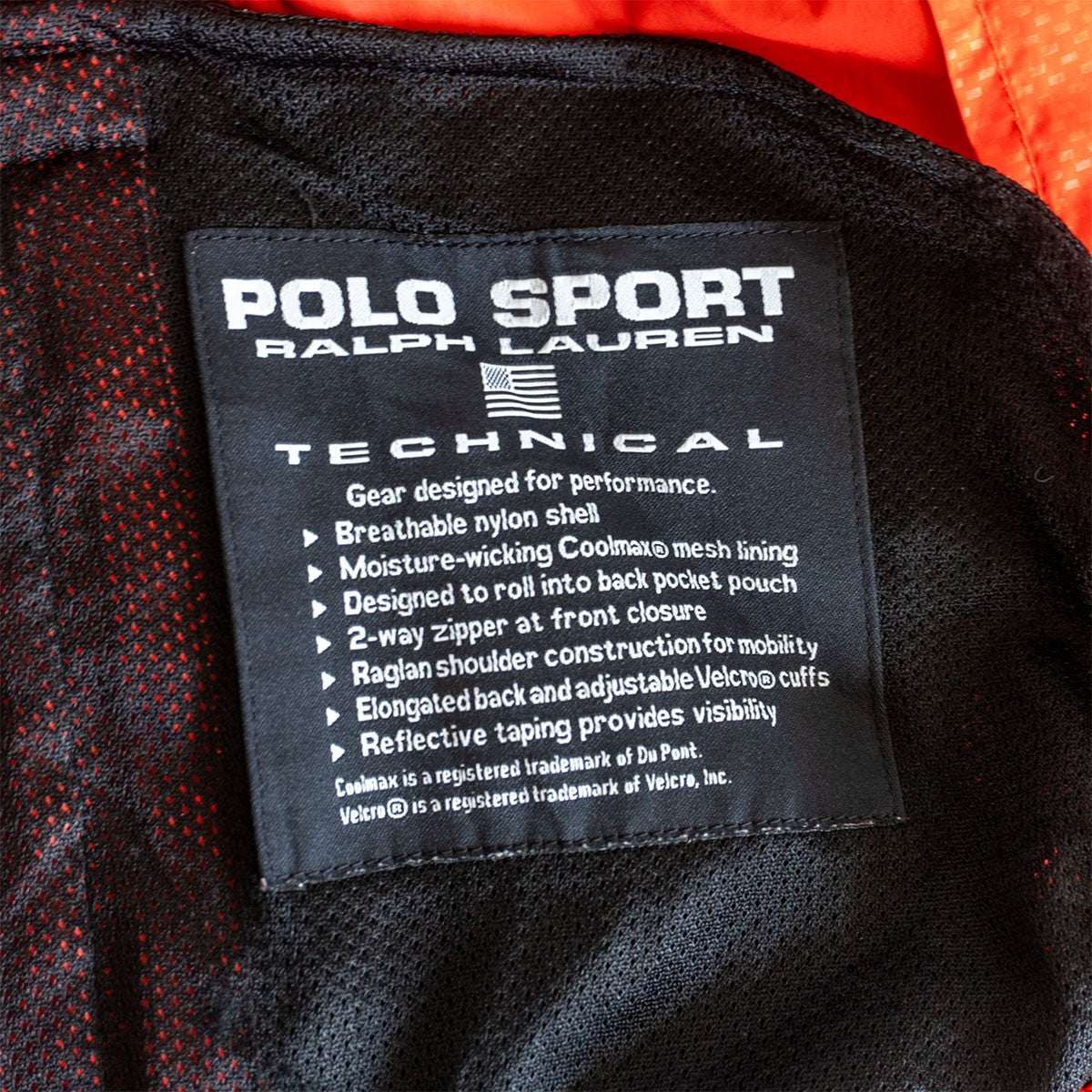 POLO RALPH LAUREN 90s POLO SPORT Nylon Jacket Red Size L