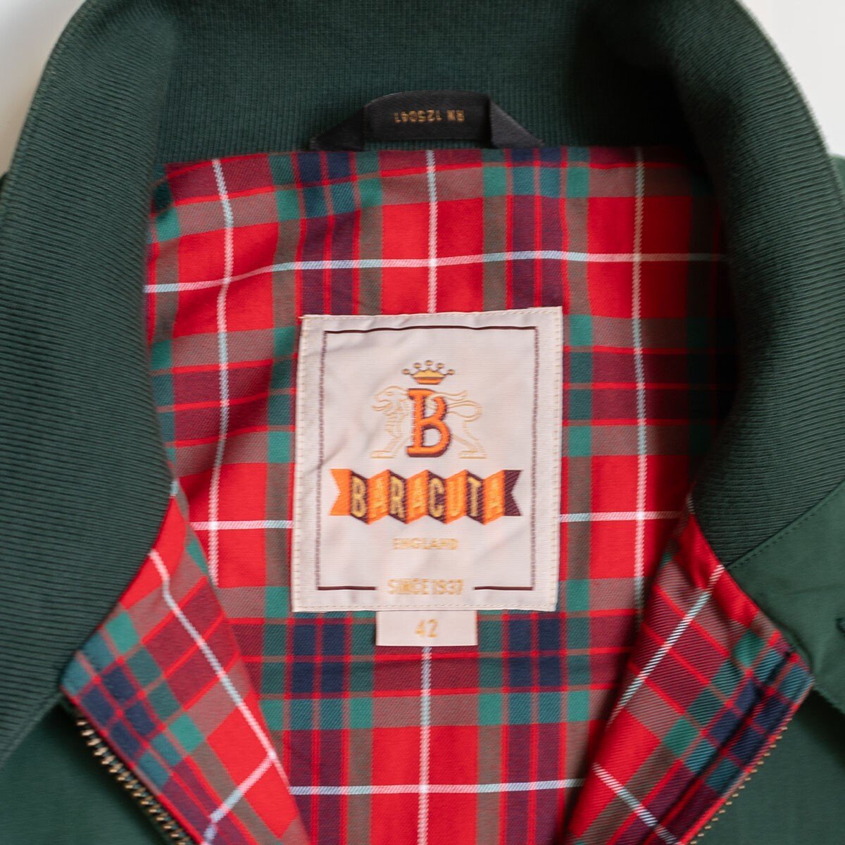 Baracuta 42 Harrington Jacket Green Size 42