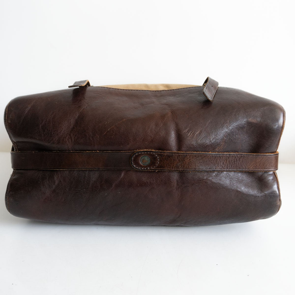 RRL Canvas Leather Shoulder Bag Made in Italy Size ONE SIZE