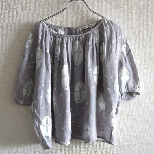 mina perhonen Cross Bird Textile Blouse Size 38