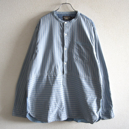 RRL Normandy Popover Patchwork Shirt Size XL