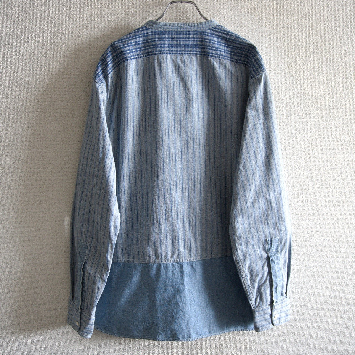 RRL Normandy Popover Patchwork Shirt Size XL