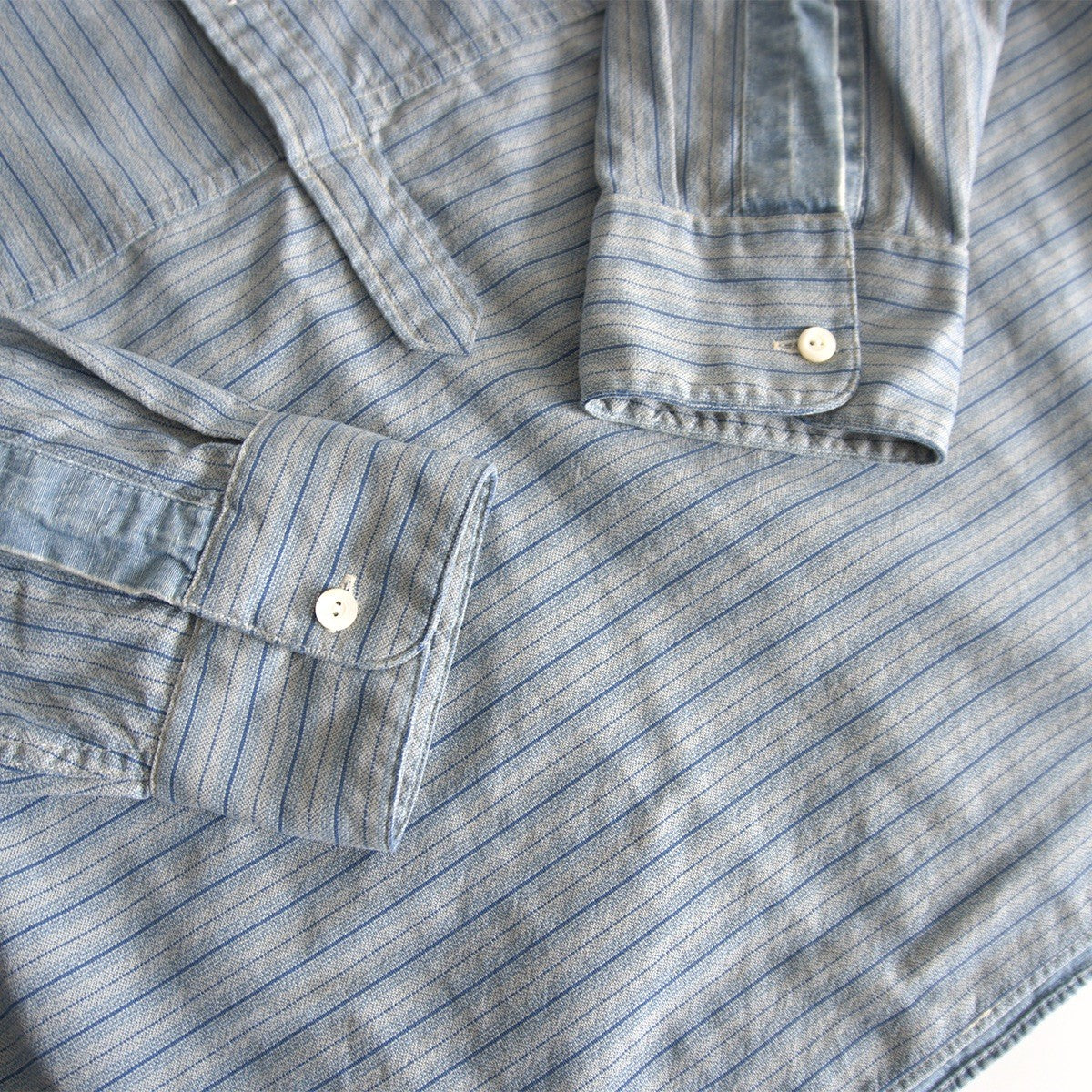 RRL Normandy Popover Patchwork Shirt Size XL