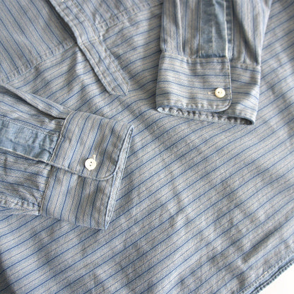 RRL Normandy Popover Patchwork Shirt Size XL