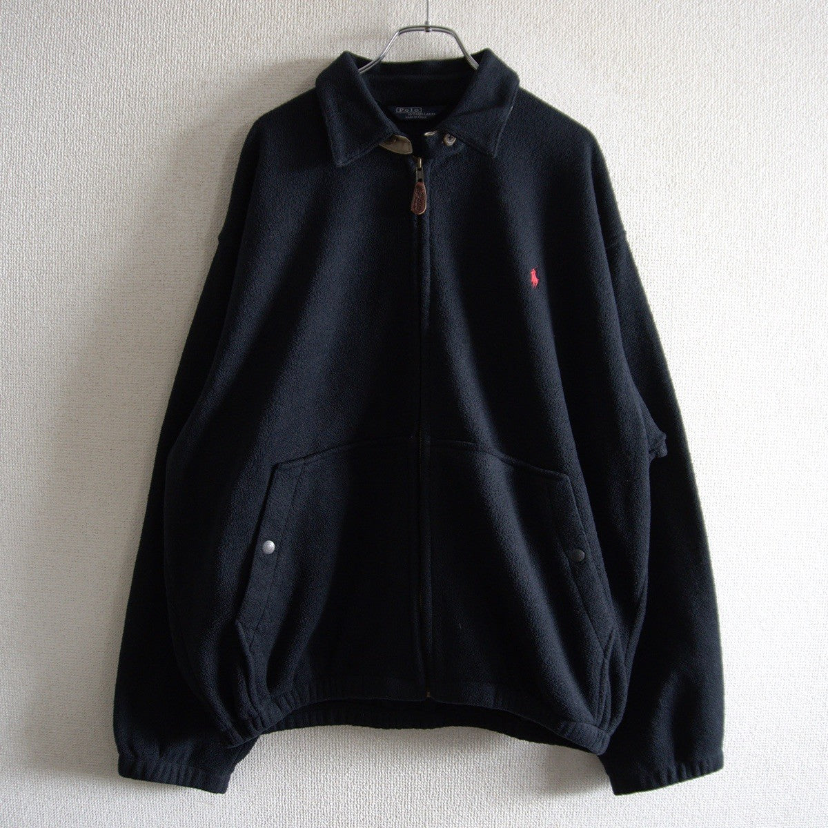 POLO RALPH LAUREN 90s Fleece Swing Top Jacket Black Size L