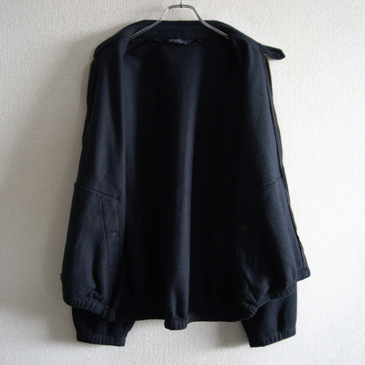 POLO RALPH LAUREN 90s Fleece Swing Top Jacket Black Size L