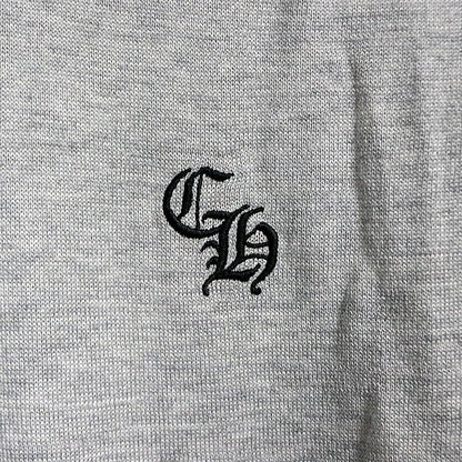 CHROME HEARTS Y NOT Triple Cross Patch Tee Gray Size XL