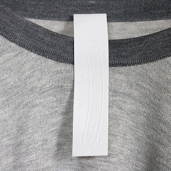 CHROME HEARTS Y NOT Triple Cross Patch Tee Gray Size XL