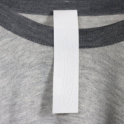 CHROME HEARTS Y NOT Triple Cross Patch Tee Gray Size XL
