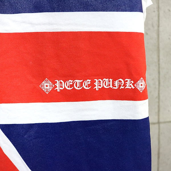CHROME HEARTS Union Jack T-Shirt Multi-Color Size L