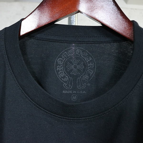 CHROME HEARTS Horseshoe Print Pocket Long Sleeve Tee Size M