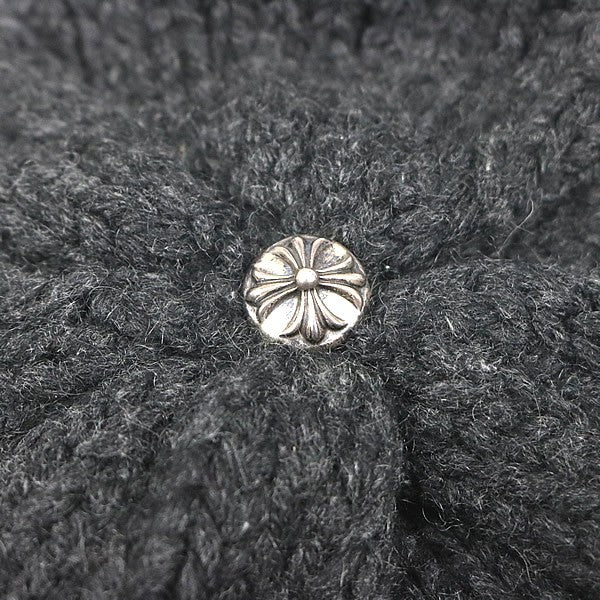 CHROME HEARTS Old Cross Patch Cashmere Beanie Black