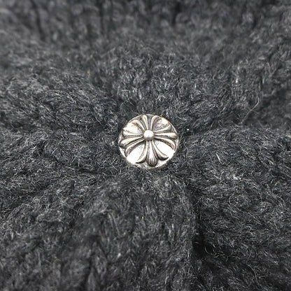 CHROME HEARTS Old Cross Patch Cashmere Beanie Black