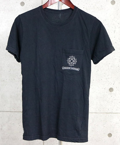 CHROME HEARTS CH Plus CH Cross Pocket T-Shirt Black Size S