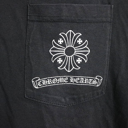 CHROME HEARTS CH Plus CH Cross Pocket T-Shirt Black Size S