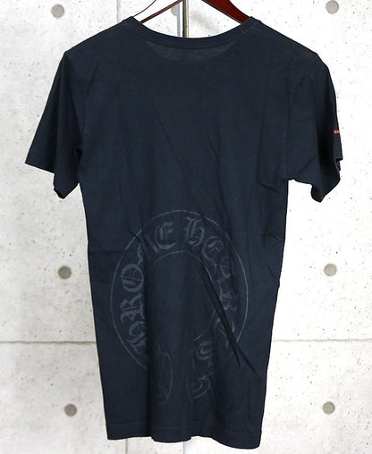 CHROME HEARTS Back Horseshoe Print T-Shirt Black Size S