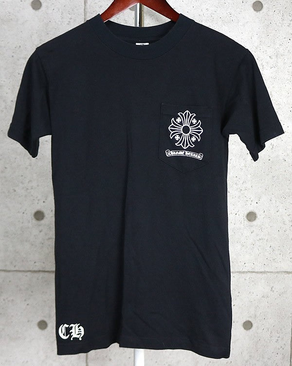 CHROME HEARTS Old CH Plus Logo T-Shirt Black Size S