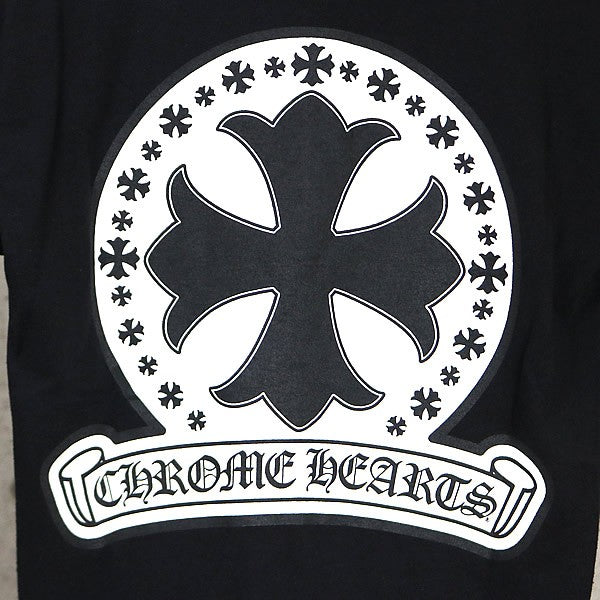 CHROME HEARTS Old CH Plus Logo T-Shirt Black Size S