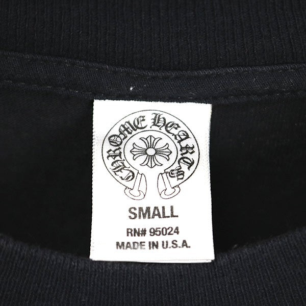 CHROME HEARTS Old CH Plus Logo T-Shirt Black Size S