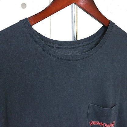 CHROME HEARTS Scroll Label Back T-Shirt Black Size L