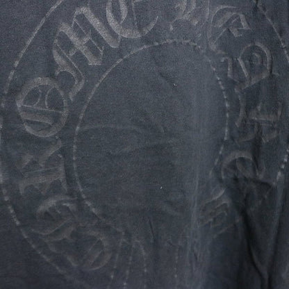 CHROME HEARTS Scroll Label Back T-Shirt Black Size L