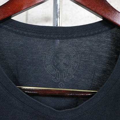 CHROME HEARTS Scroll Label Back T-Shirt Black Size L
