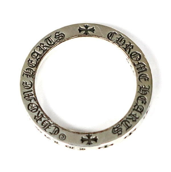 CHROME HEARTS Las Vegas "FUCK YOU" 3mm Ring SV925 Size JP 17