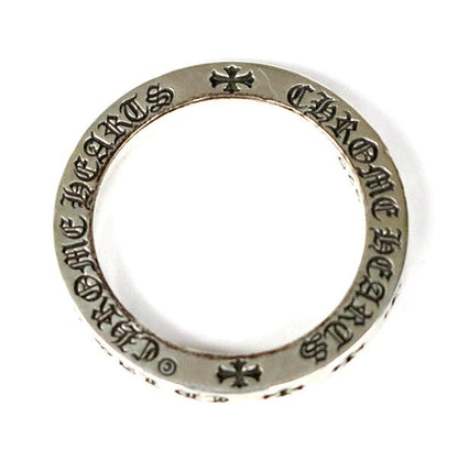 CHROME HEARTS Las Vegas "FUCK YOU" 3mm Ring SV925 Size JP 17