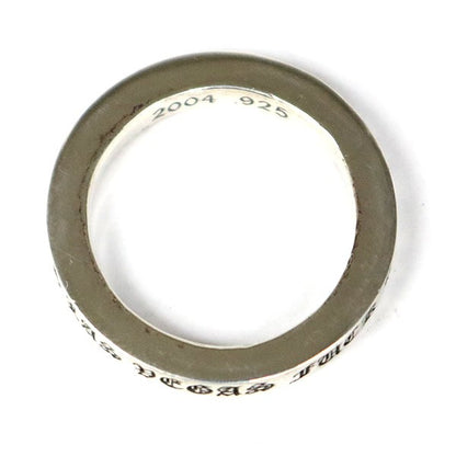 CHROME HEARTS Las Vegas "FUCK YOU" 3mm Ring SV925 Size JP 17
