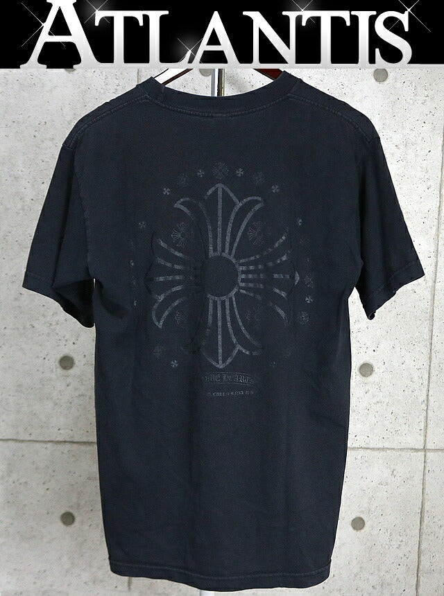 CHROME HEARTS Old Circle Logo CH Plus T-Shirt Black Size M
