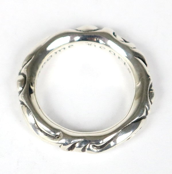 CHROME HEARTS Scroll Band Ring Silver SV925 Size JP 16