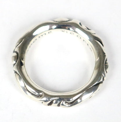 CHROME HEARTS Scroll Band Ring Silver SV925 Size JP 16