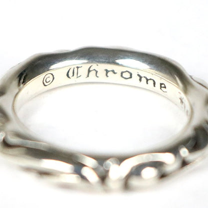 CHROME HEARTS Scroll Band Ring Silver SV925 Size JP 16
