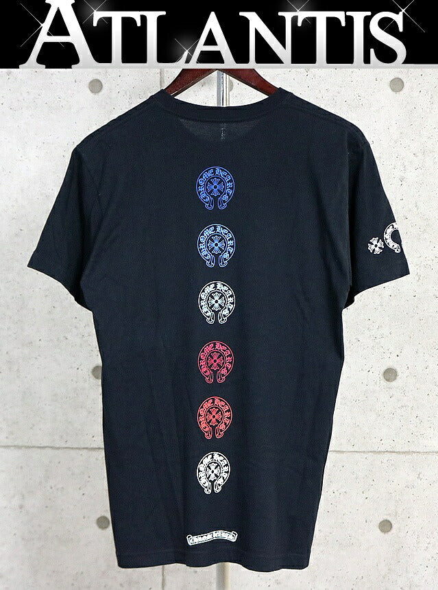 CHROME HEARTS Multi-Color Horseshoe T-Shirt Black Size M